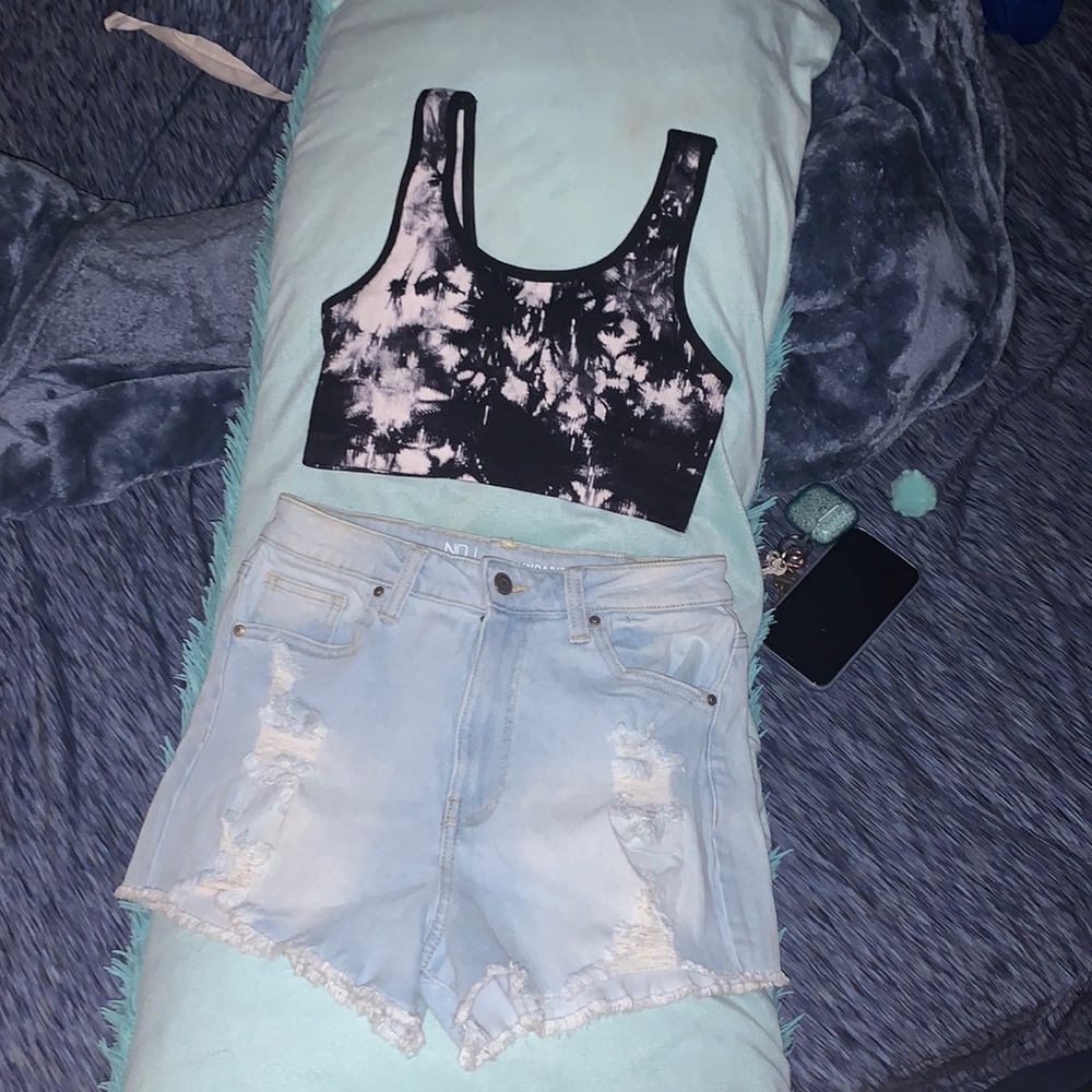 SELLING TOGETHER!! Sports Bra and Jean Shorts